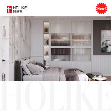 Simple European Style Furniture MDF Modern Bedroom Wardrobe